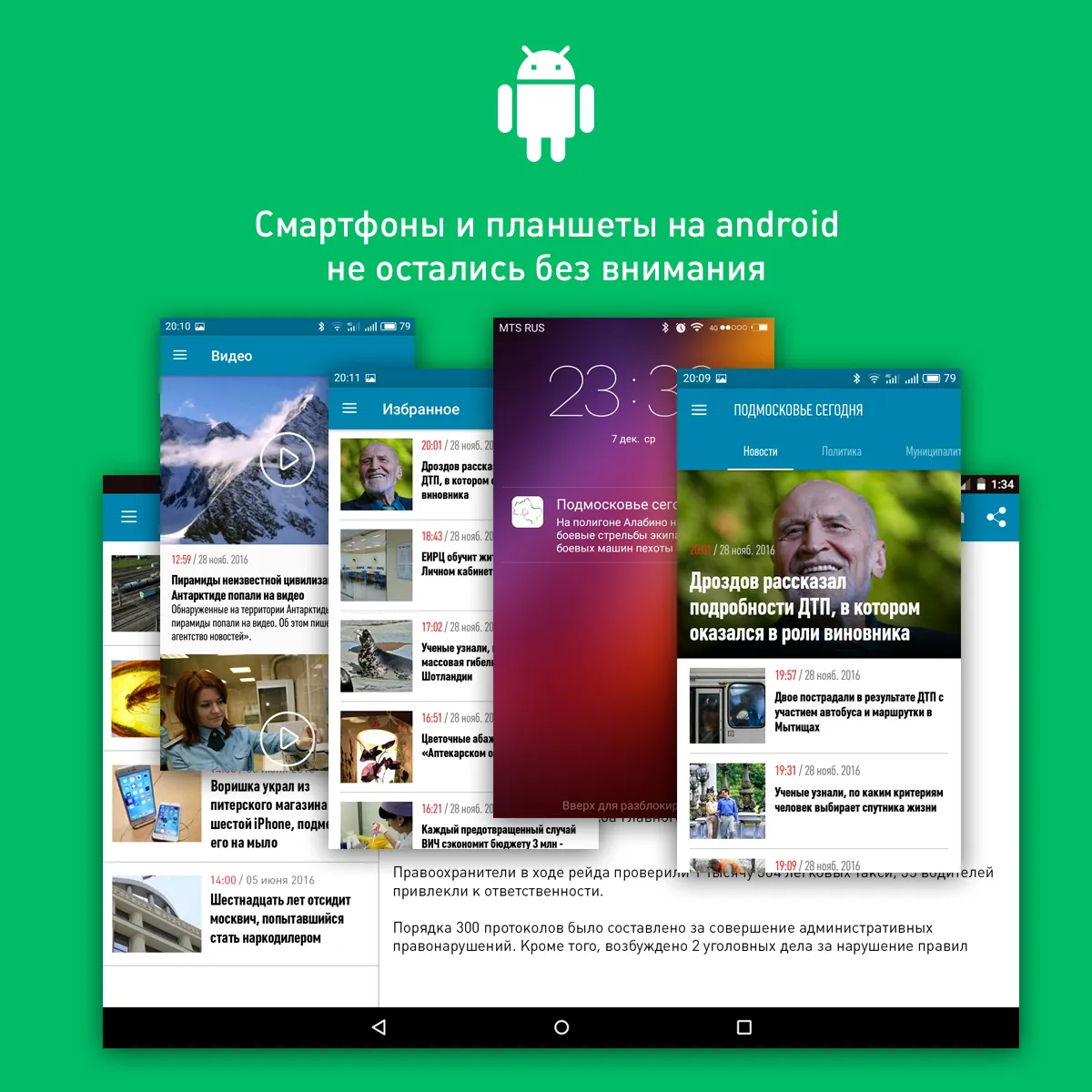 Смартфоны и планшеты на Android
